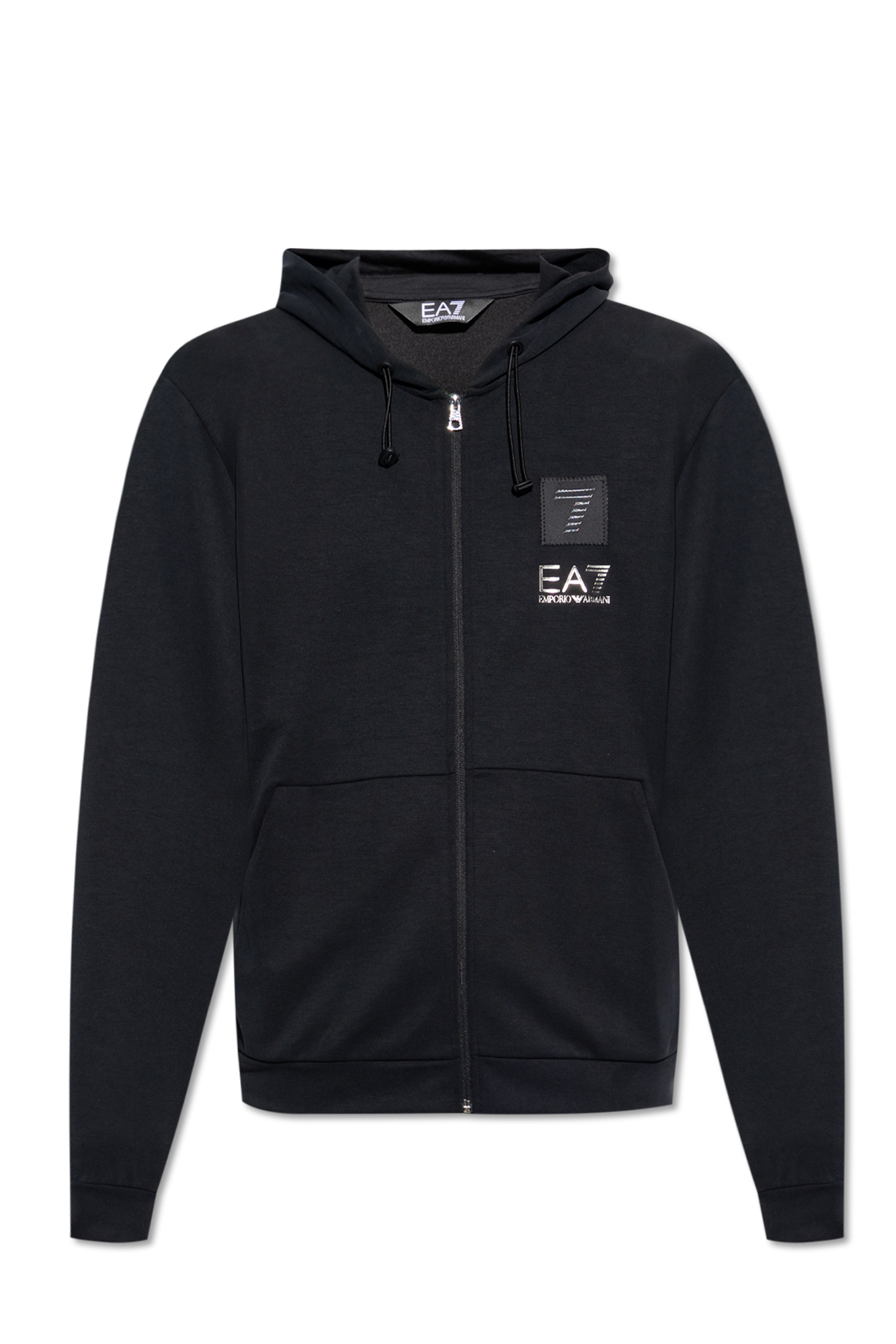 Ea7 black shop zip hoodie